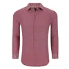 Tom Baine Slim Fit Performance Long Sleeve Mini Plaid Button Down In Red