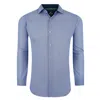 Tom Baine Slim Fit Performance Long Sleeve Mini Plaid Button Down In Blue