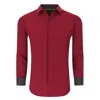 Tom Baine Regular Fit Performance Stretch Long Sleeve Button Front Shirt In Multi