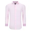 Tom Baine Slim Fit Performance Long Sleeve Solid Button Down In Pink