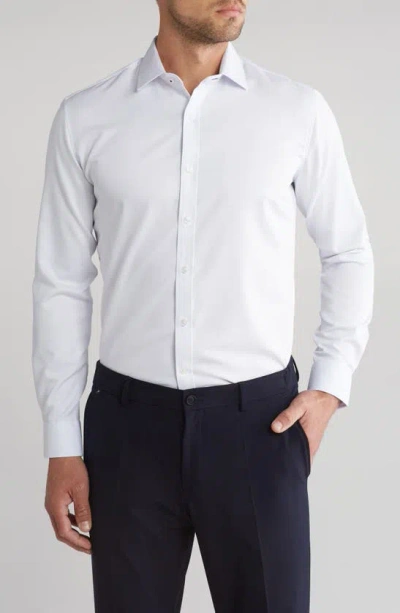 Tom Baine Slim Fit Performance Stretch Button-up Shirt In White