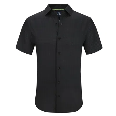 TOM BAINE SLIM FIT SHORT SLEEVE PERFORMANCE STRETCH BUTTON DOWN