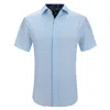 Tom Baine Slim Fit Short Sleeve Performance Stretch Button Down In White