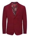 Tom Baine Slim Fit Waffle Performance Stretch Solid Sport Coat In White