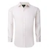 TOM BAINE SOLID LINEN FEEL LONG SLEEVE BUTTON DOWN