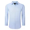 Tom Baine Men's Performance Solid Long Sleeve Button Down Dress Shirt In Blue