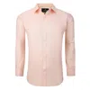 Tom Baine Men's Performance Solid Long Sleeve Button Down Dress Shirt In Orange