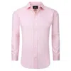 Tom Baine Regular Fit Performance Stretch Long Sleeve Button Front Shirt In Pink