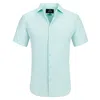 Tom Baine Solid Performance Button Down In Green