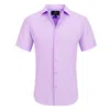 Tom Baine Solid Performance Button Down In Purple