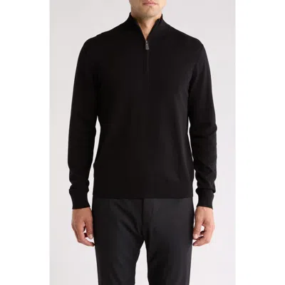 TOM BAINE TOM BAINE SOLID QUARTER ZIP PULLOVER