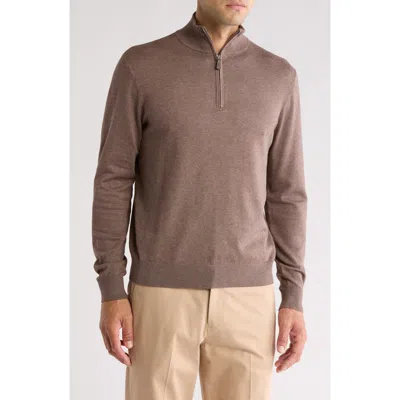 TOM BAINE TOM BAINE SOLID QUARTER ZIP PULLOVER