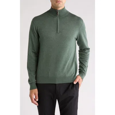 TOM BAINE TOM BAINE SOLID QUARTER ZIP PULLOVER