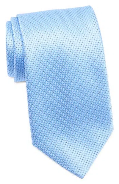Tom Baine Square Jacquard Tie In Blue