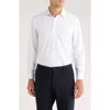Tom Baine Slim Fit Solid Wrinkle Resistant Performance Stretch Button-up Shirt In White
