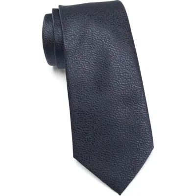 Tom Baine Texture Tie In Black