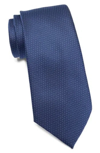 Tom Baine Texture Tie In Blue