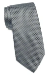 Tom Baine Textured Dot Tie In Blue