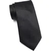Tom Baine Wavy Texture Tie In Black