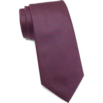 Tom Baine Zigzag Tie In Red