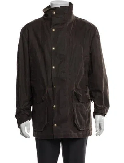 Pre-owned Tom Beckbe Utility Jacket In Brown