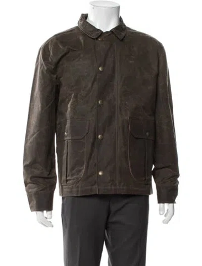 Pre-owned Tom Beckbe Utility Jacket W/ Tags In Brown
