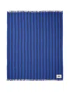 Tom Dixon Band Striped Throw (200cm X 160cm) In Blue