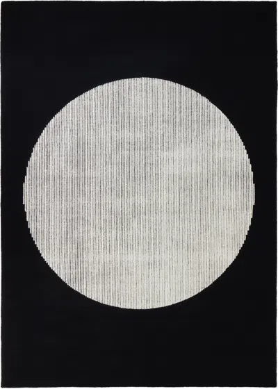 Tom Dixon Black Disc Rug