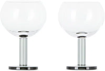 TOM DIXON BLACK PUCK BALLOON GLASSES SET