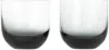 Tom Dixon Black Tank Whiskey Glasses Set, 200 ml In Black