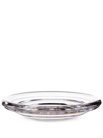 Tom Dixon Clear Press Glass Medium Bowl In Neutrals
