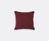 Tom Dixon Cushions Burgundy Uni In Burgundy