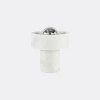Tom Dixon Lighting Marble White In Marble White, Silver