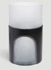 Tom Dixon Medium Carved Vase In Black