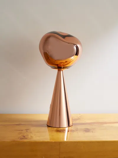 Tom Dixon Melt Portable Copper-tone Steel Lamp In Metallic