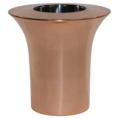Pre-owned Tom Dixon Modernist Bar Copper Wine Cooler By  London In Brown