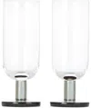 Tom Dixon Puck Set Of Two Highball Glasses In Clear