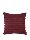 Tom Dixon Ridge Cushion (50 Cm X 50 Cm) In Red