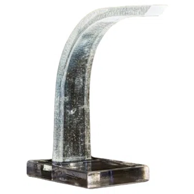 Pre-owned Tom Dixon Slump Table Lamp By  For Wonderglass In Transparent