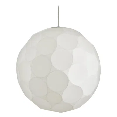 Pre-owned Tom Dixon 'soft' Large Round Pendant In Transparent