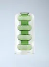Tom Dixon Tall Bump Vase In Green