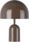 Tom Dixon Taupe Bell Portable Table Lamp In Taupe
