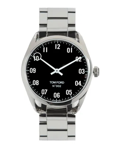 Tom Ford 002 Bracelet Watch In Silver