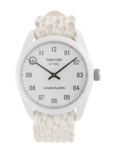 Pre-owned Tom Ford 002 Ocean Plastic Watch In Multi
