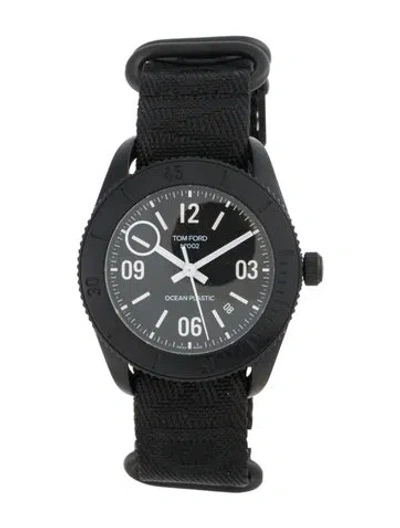 Pre-owned Tom Ford 002 Ocean Plastics Sport Watch In Multi