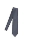 Tom Ford Geometric Pattern Silk Tie In Navy