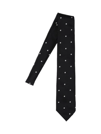 Tom Ford 100% Silk Tie For Men In Black