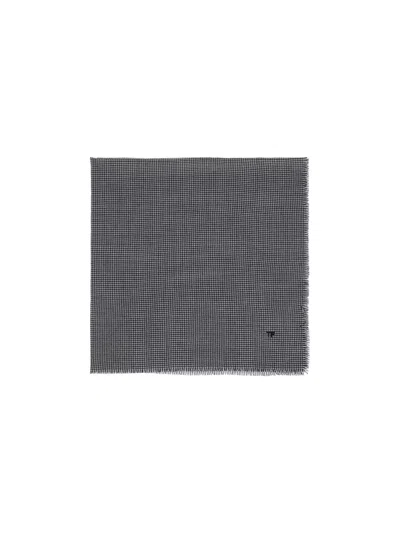 Tom Ford 100% Wool Scarf For Men In Black