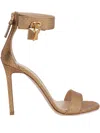 Tom Ford 100mm Padlock Sandals In Gold