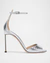Tom Ford Women Silver Leather Heels, 7.5 Luxury Pumps & Heels For Women Darveys In Silver
